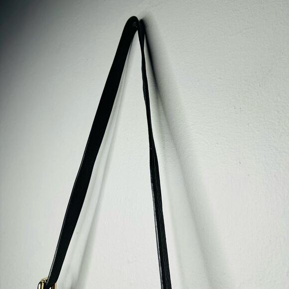 MICHAEL KORS Weston Black Leather Shoulder Satchel Zip Up Tassel Handbag - Picture 4 of 15